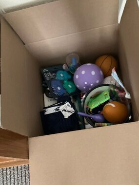 Kids Accessories Bag - Purple Polka Dot